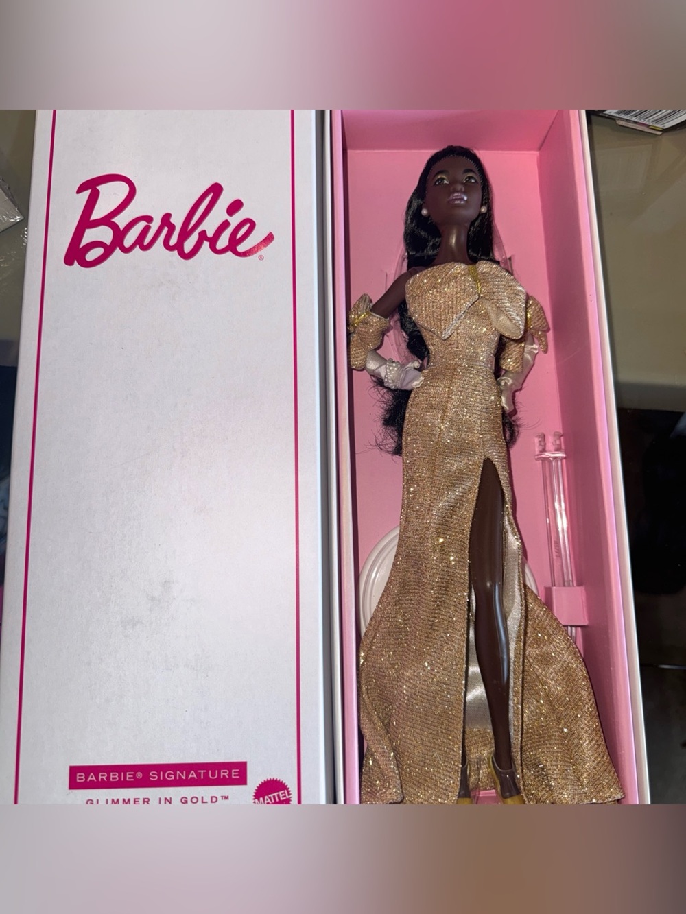 Barbie Gold Evening Gown Doll convention 2024 comics com edition